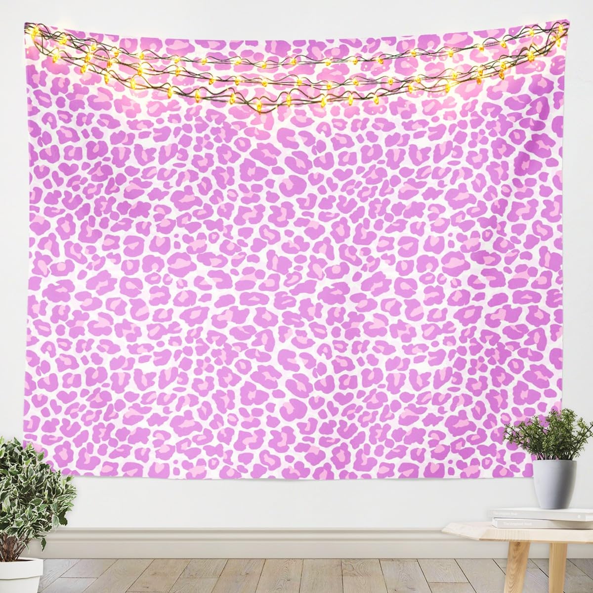 Erosebridal African Cheetah Tapestry For Bedroom Aesthetic,Leopard Print Tapestry 59x82,Grey Animal Skin Wall Hanging,Wildlife Wall Tapestries