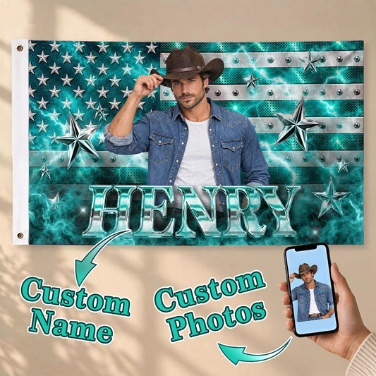 Custom Flag With Picture, Pink Custom Flag Double-sided, Various Sizes 3