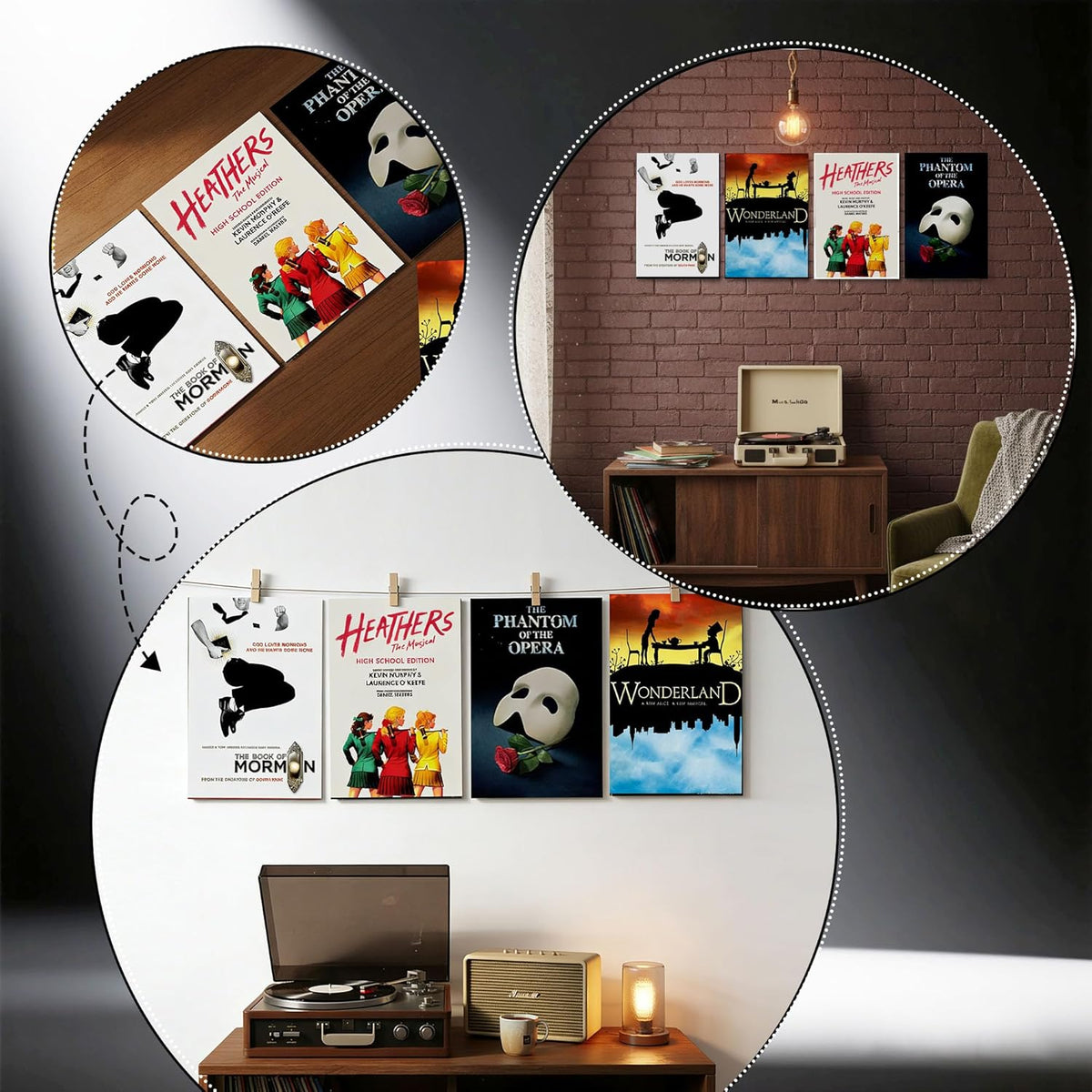 FFyhiinski Musical Aesthetic Picture Posters - 50PCS Wall Collage Cards Kit
