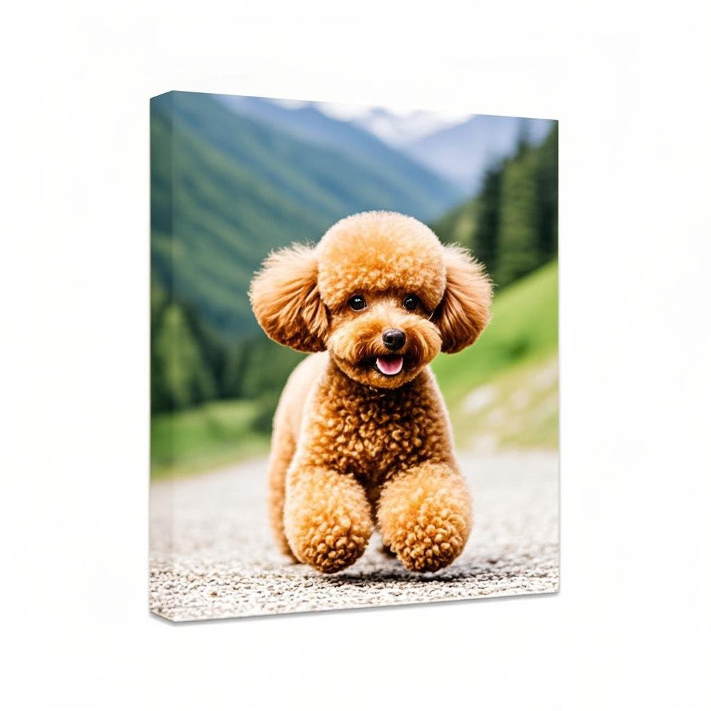 Personalized Photo to Canvas Print - Canvas Prints With Your Photos on Custom Wall Art for Bedroom, Living Room, Wedding Baby Pet Family Picture Framed Wall Art (6" W x 8" H)