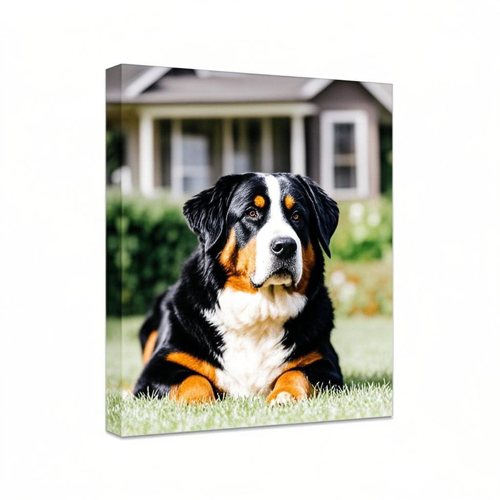 Personalized Photo to Canvas Print - Canvas Prints With Your Photos on Custom Wall Art for Bedroom, Living Room, Wedding Baby Pet Family Picture Framed Wall Art (6" W x 8" H)
