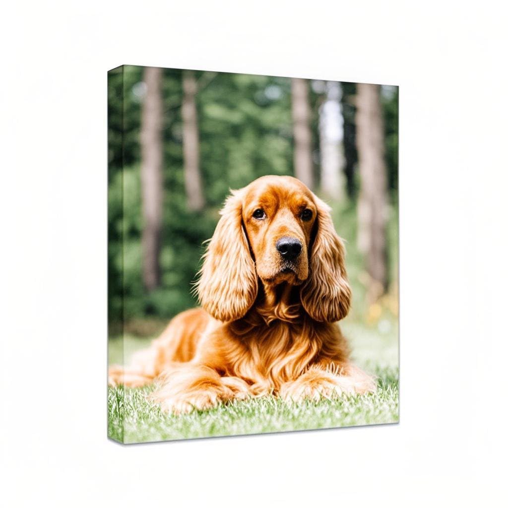 Personalized Photo to Canvas Print - Canvas Prints With Your Photos on Custom Wall Art for Bedroom, Living Room, Wedding Baby Pet Family Picture Framed Wall Art (6" W x 8" H)