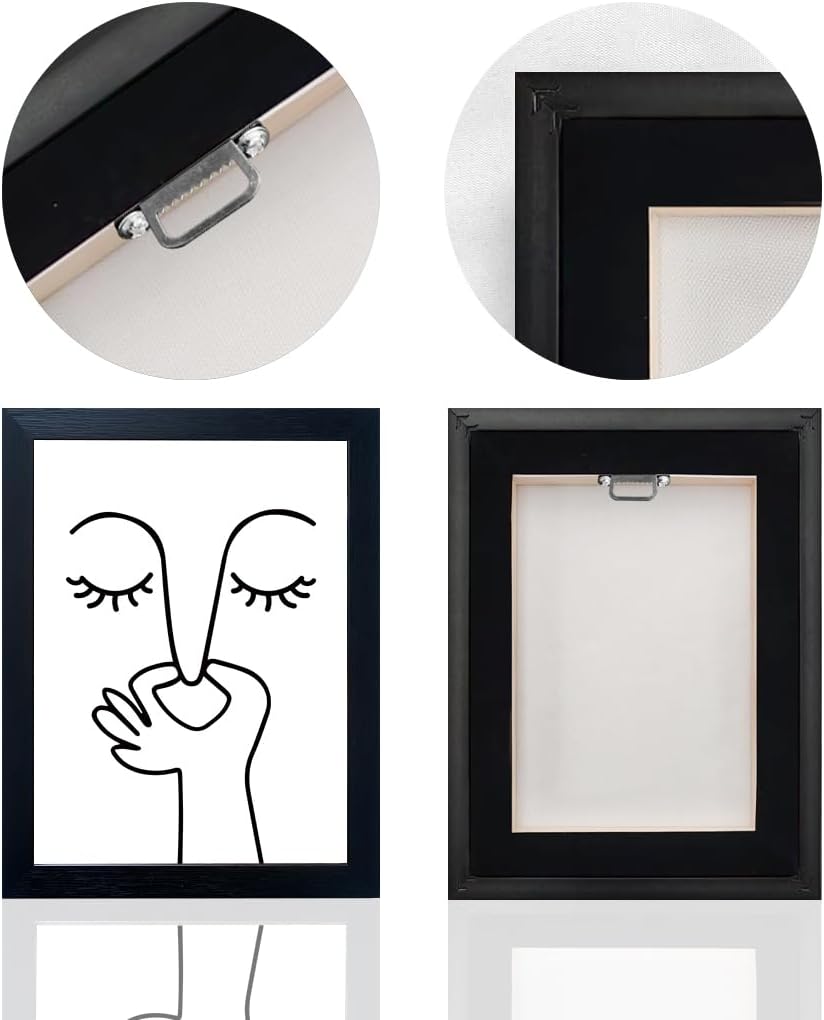 Black and White Bathroom Wall Decor Bad Smell Humorous Wall Art Funny Guest Toilet Picture Print Painting Modern Minimalistic Bathroom Sign