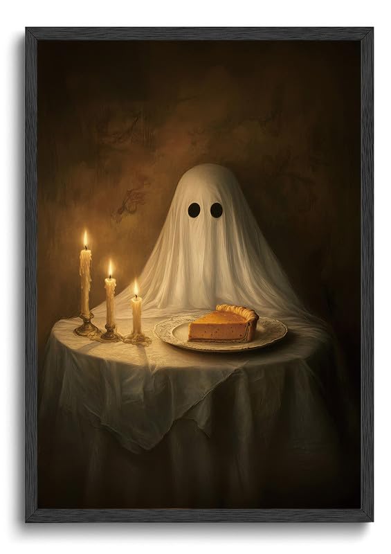 ILLBDR Halloween Three Witches Canvas Wall Art Poster 12x16 inch