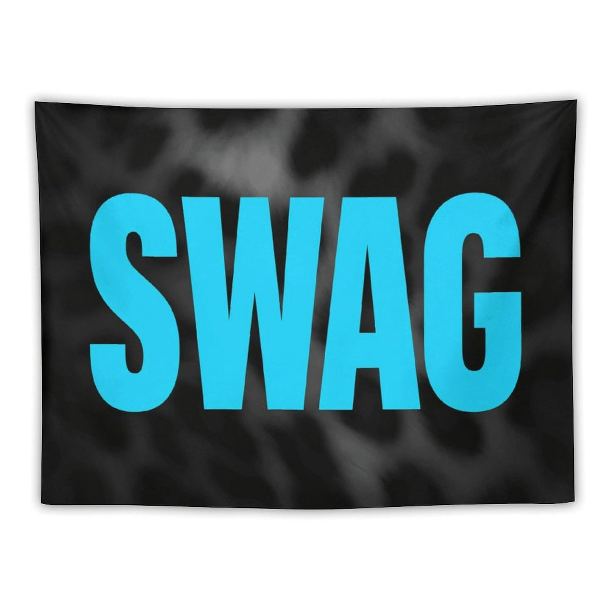 Gyvif Leopard Print Pink SWAG Slogan Wall Tapestry, Y2K Street Style Wall Hanging For Bedroom Dorm, Gift For Teens & Streetwear Lovers