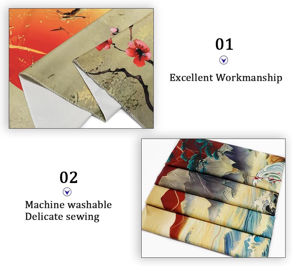 Lahasbja Great Wave Tapestry Vintage Sun Mountain Landscape Wall Hanging Aesthetic Japanese Ocean Wave Wall Tapestries Cherry Blossom Sunset Backdrop Retro Sea Art for Room