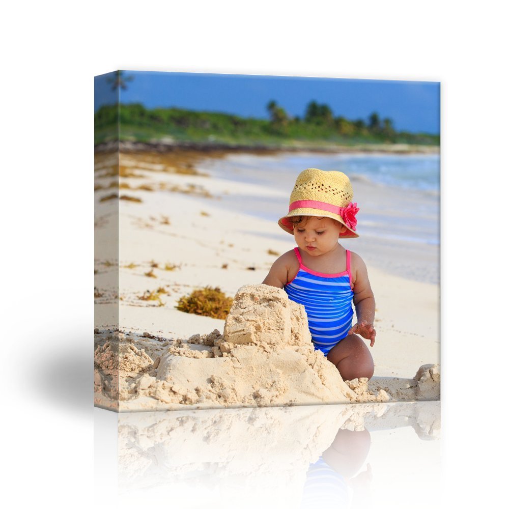 wall26 Custom Canvas Wall Art, Personalized Photo to Canvas - 24"" x36
