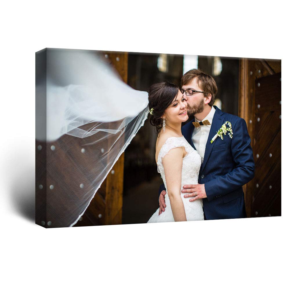 wall26 Custom Canvas Wall Art, Personalized Photo to Canvas - 24"" x36