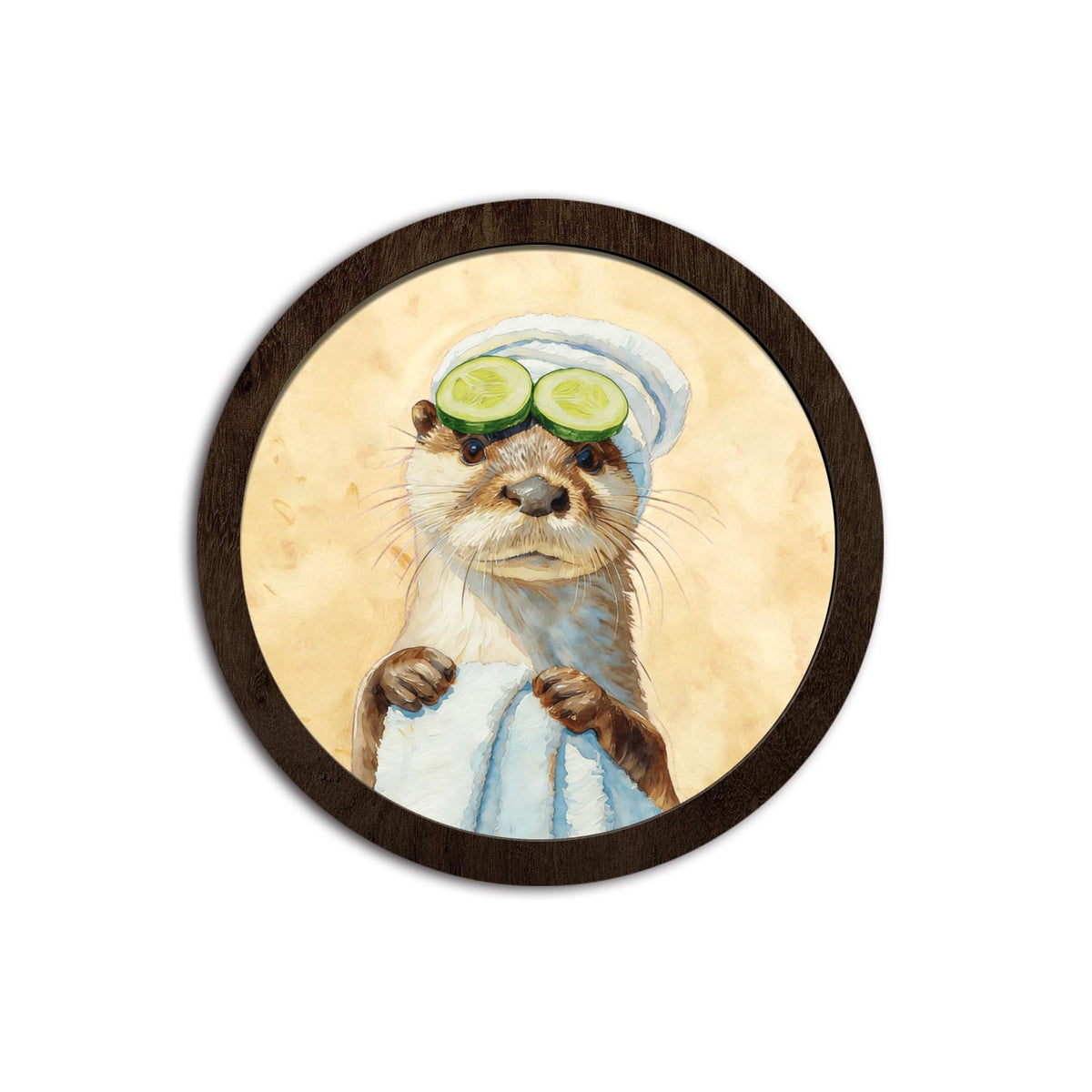CFFJLHN I See London I See France Bathroom Sign, Bathroom Wall Decor
