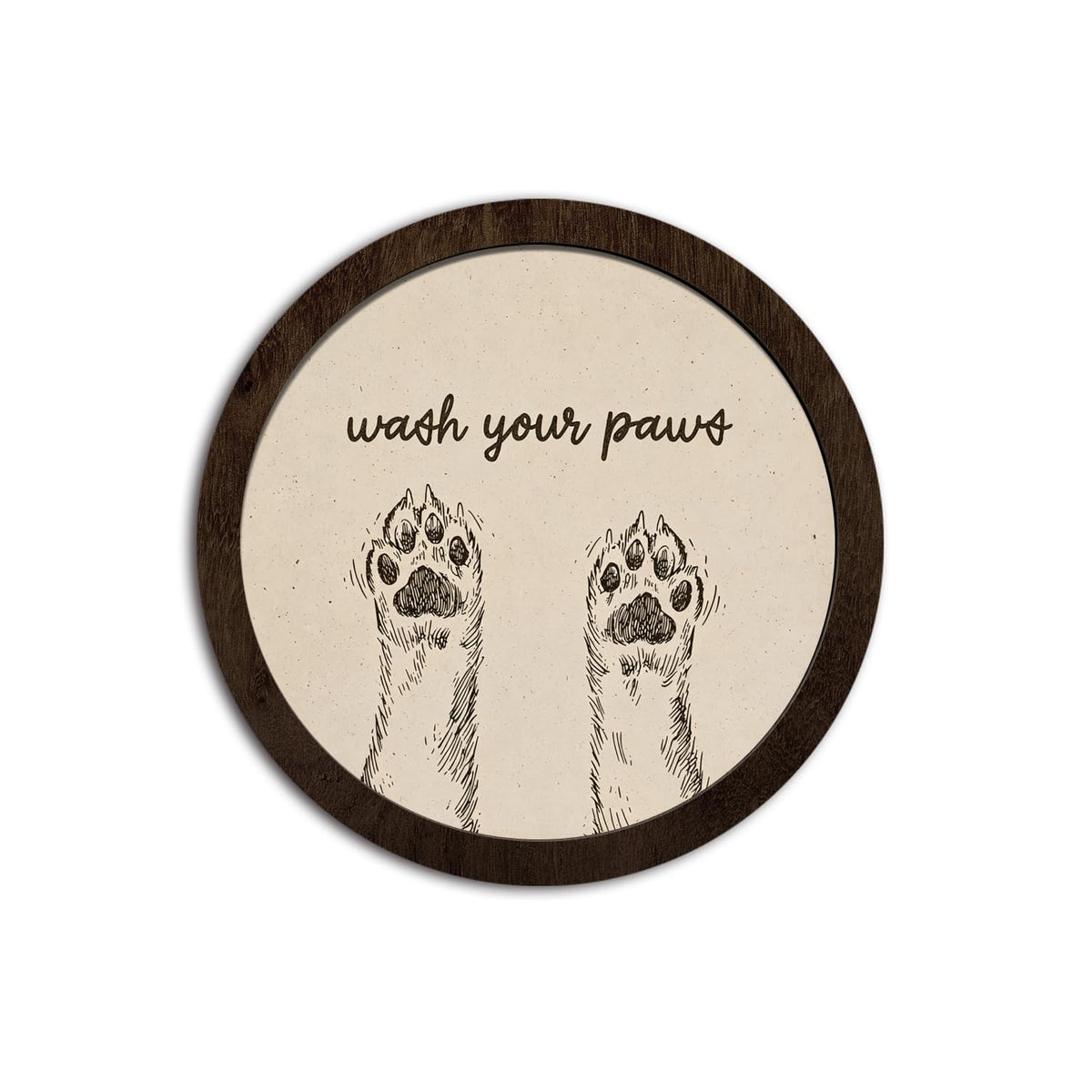 CFFJLHN I See London I See France Bathroom Sign, Bathroom Wall Decor