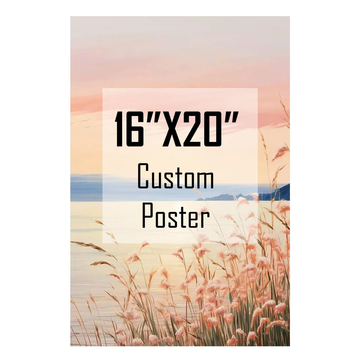 ZXDZSM Personalized Custom Canvas Poster(Unframe,24"X36"): Upload Your Image/Photo - Custom Personalized Photo to Poster Printing, Wall Art Prints ﻿