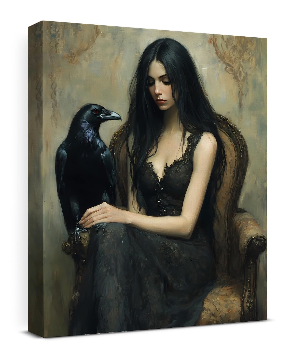 Funny Ghost Halloween Bathroom Wall Art Gothic Canvas Print Poster Framed