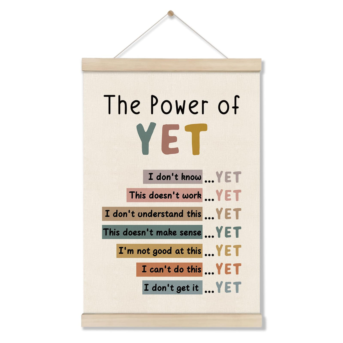 Mental Health Posters Hanger Frame, Circle Of Control Poster 16x12 Inch, Inspirational Wall Art for Homeschool Counseling Office Classroom, Therapy Office Decor, Calm Down Corner Wall Art Decor