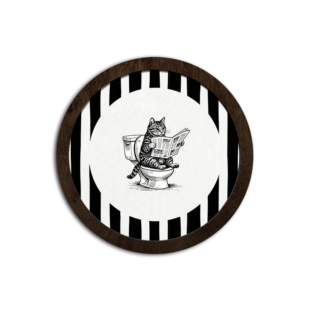 CFFJLHN I See London I See France Bathroom Sign, Bathroom Wall Decor