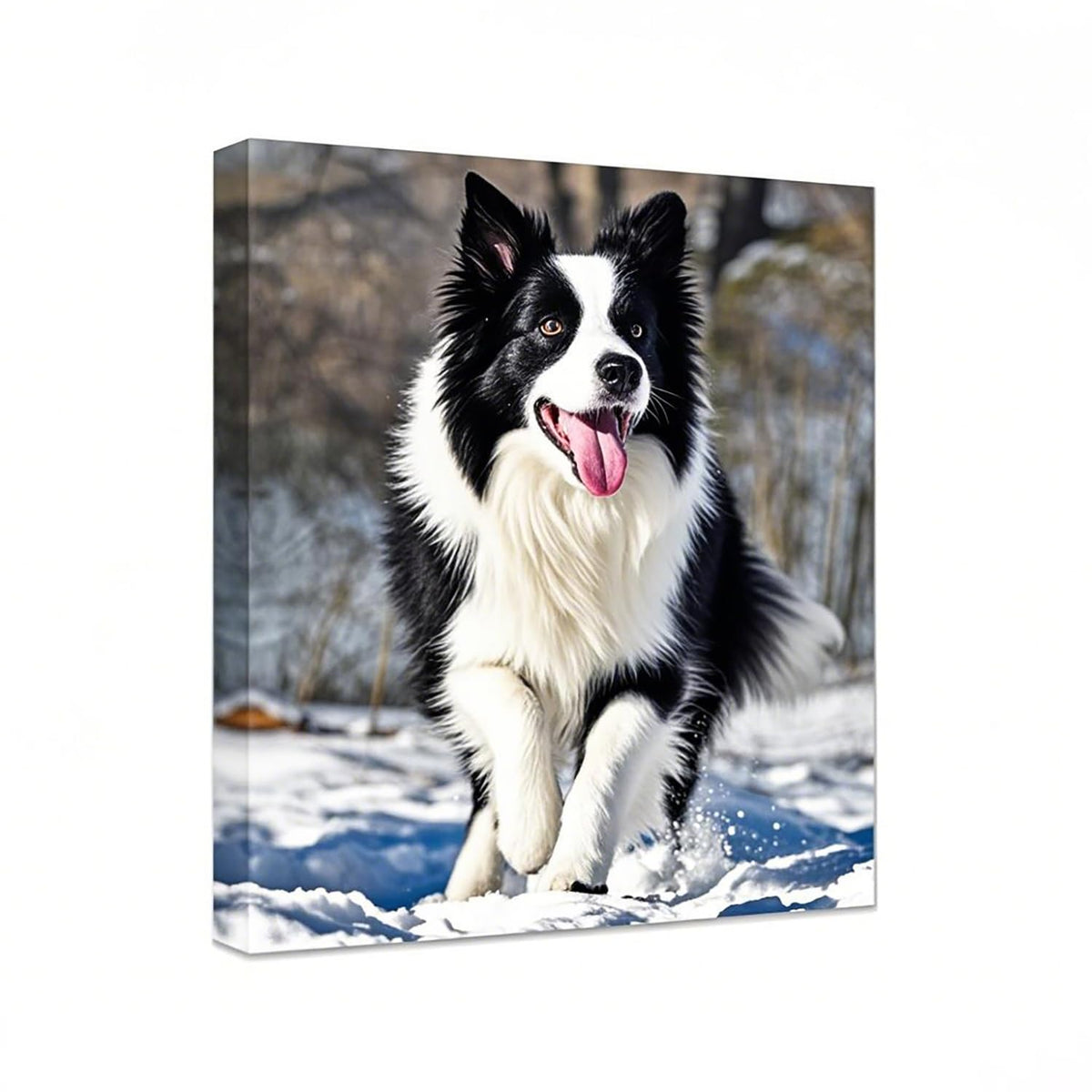 Personalized Photo to Canvas Print - Canvas Prints With Your Photos on Custom Wall Art for Bedroom, Living Room, Wedding Baby Pet Family Picture Framed Wall Art (6" W x 8" H)