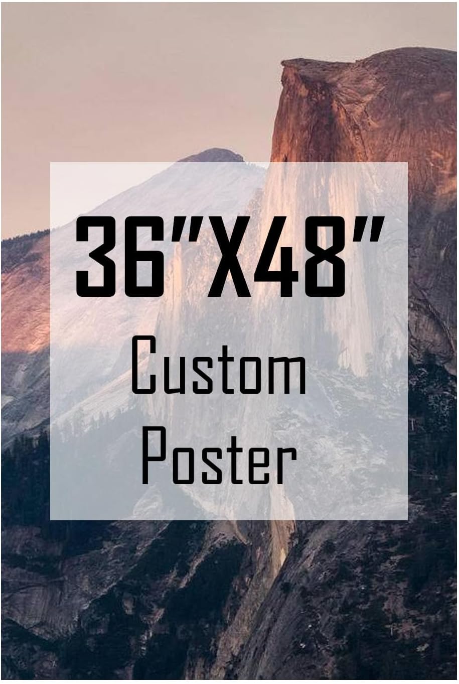 ZXDZSM Personalized Custom Canvas Poster(Unframe,24"X36"): Upload Your Image/Photo - Custom Personalized Photo to Poster Printing, Wall Art Prints ﻿
