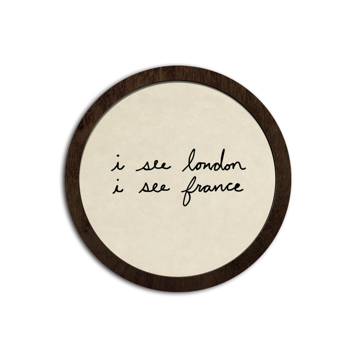 CFFJLHN I See London I See France Bathroom Sign, Bathroom Wall Decor