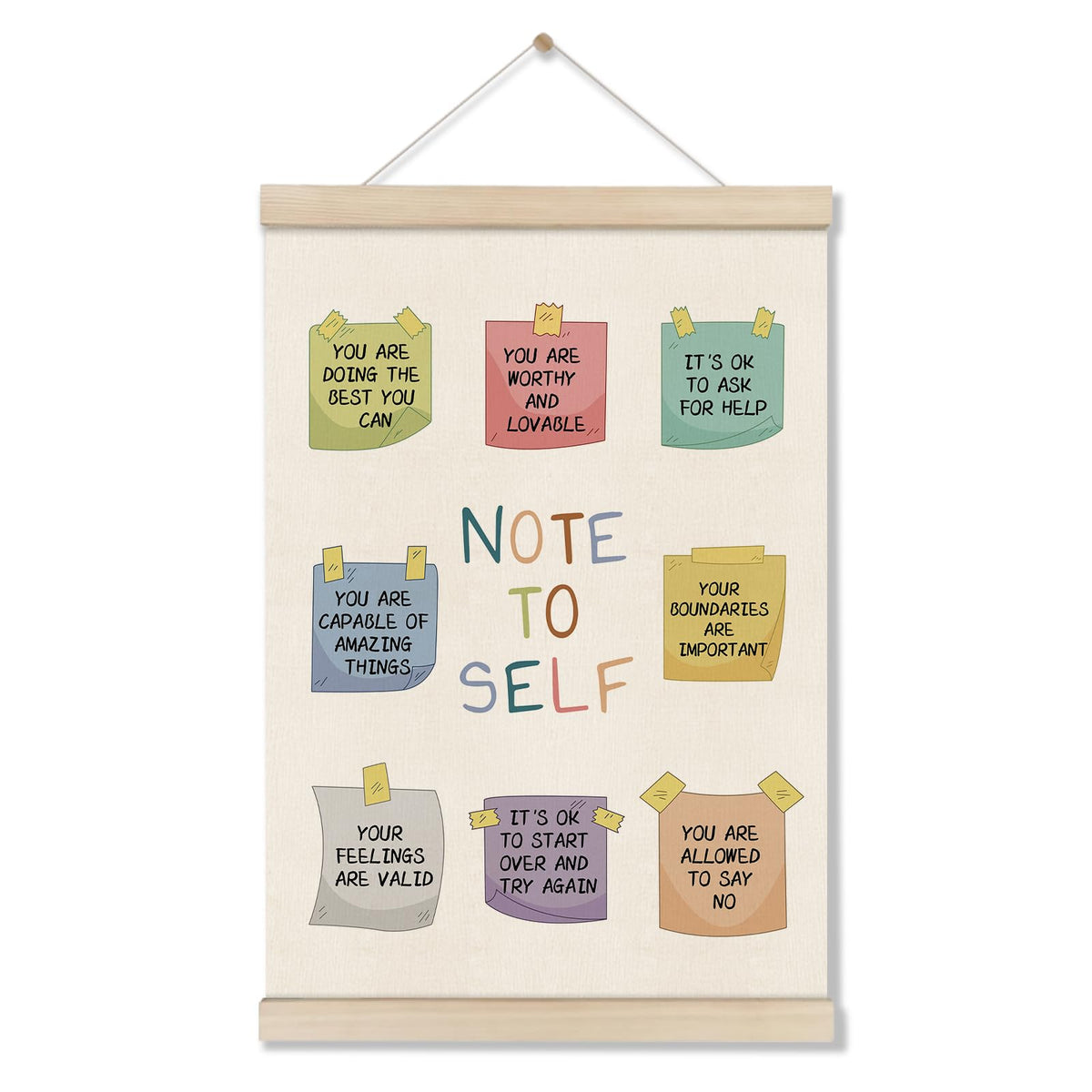 Mental Health Posters Hanger Frame, Circle Of Control Poster 16x12 Inch, Inspirational Wall Art for Homeschool Counseling Office Classroom, Therapy Office Decor, Calm Down Corner Wall Art Decor