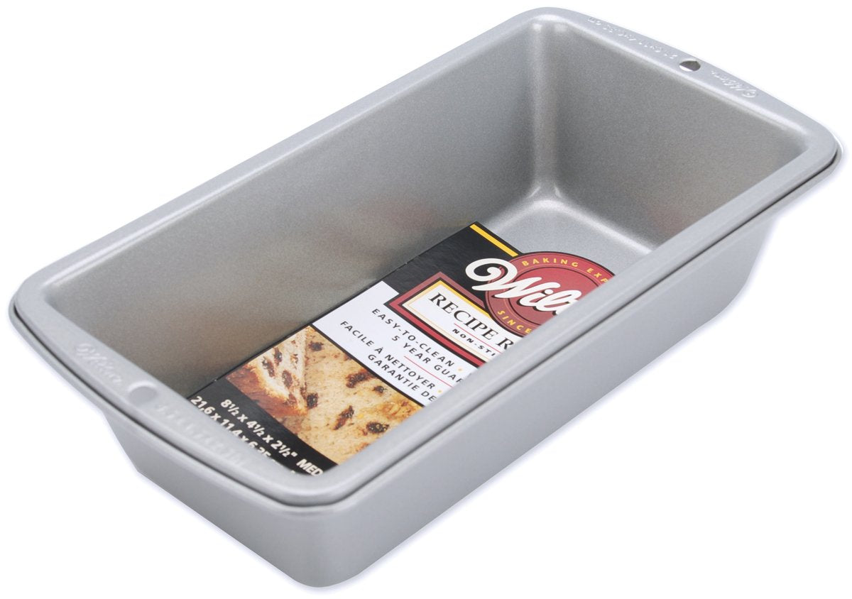 Wilton Recipe Right Loaf Pan for Baking, Mini Size, Single Cavity, Set of 3
