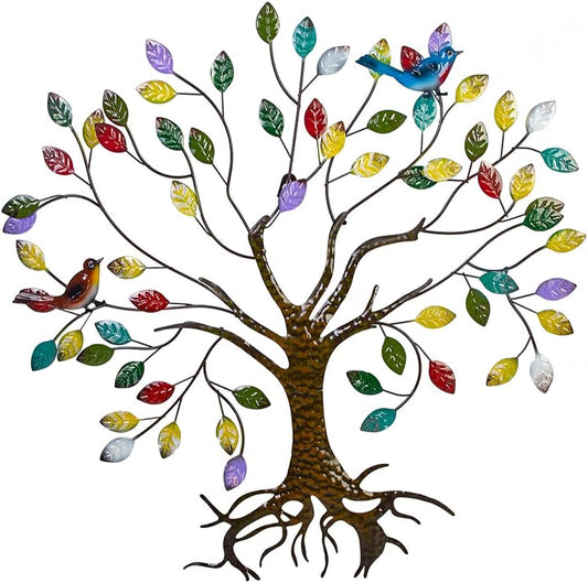 VEWOSTAR Metal Tree of Life Wall Art for Living Room Home Decor