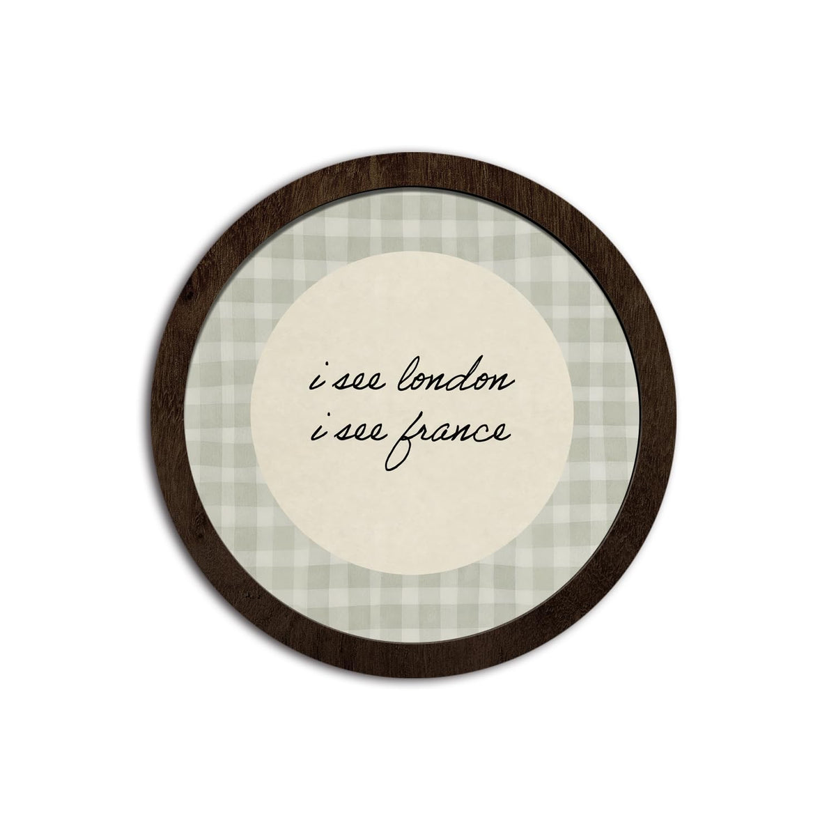 CFFJLHN I See London I See France Bathroom Sign, Bathroom Wall Decor
