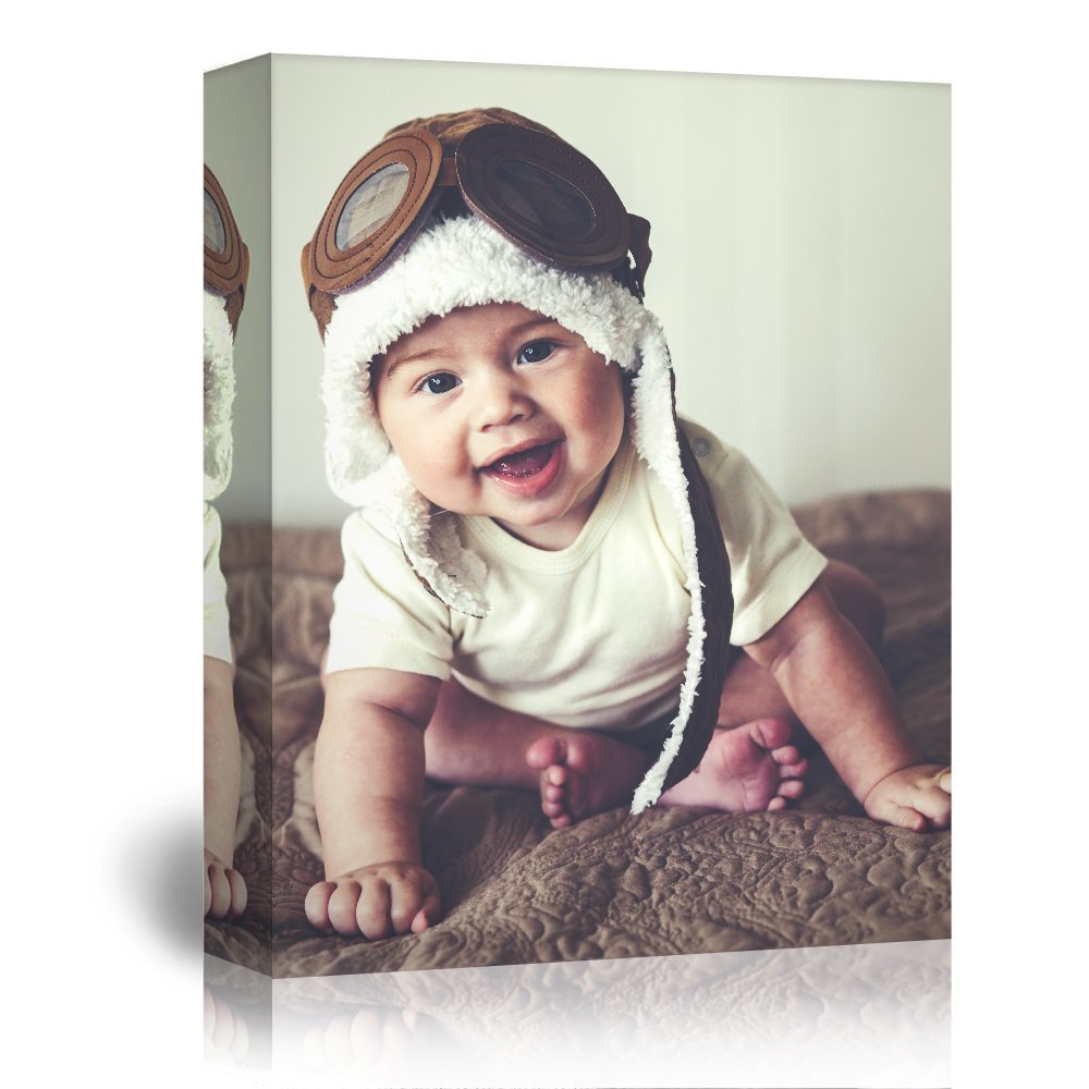 wall26 Custom Canvas Wall Art, Personalized Photo to Canvas - 24"" x36