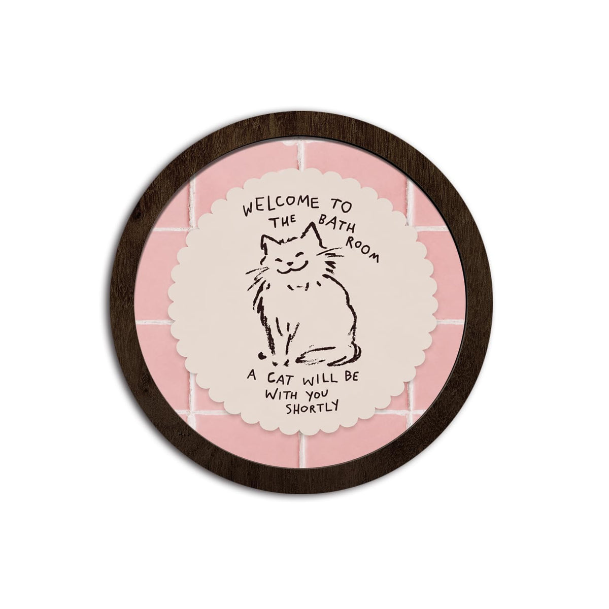 CFFJLHN I See London I See France Bathroom Sign, Bathroom Wall Decor