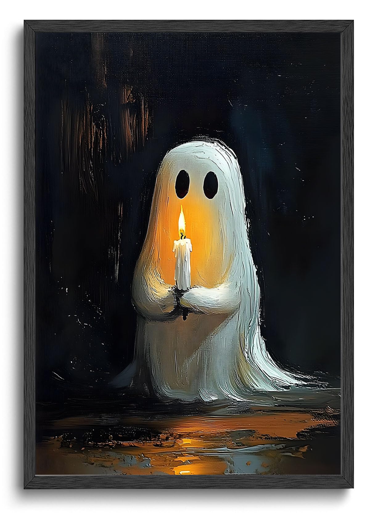 ILLBDR Halloween Three Witches Canvas Wall Art Poster 12x16 inch