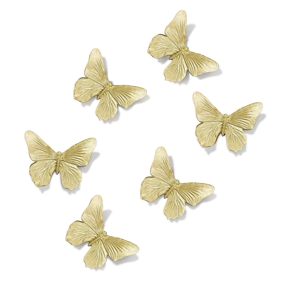GUSFREUD 3D Butterfly Wall Decor Set – Resin Wall Decor for Living Room, Bedroom, Bathroom, Dining Room, Outdoor and Gallery Walls - Antique Copper - Set of 3