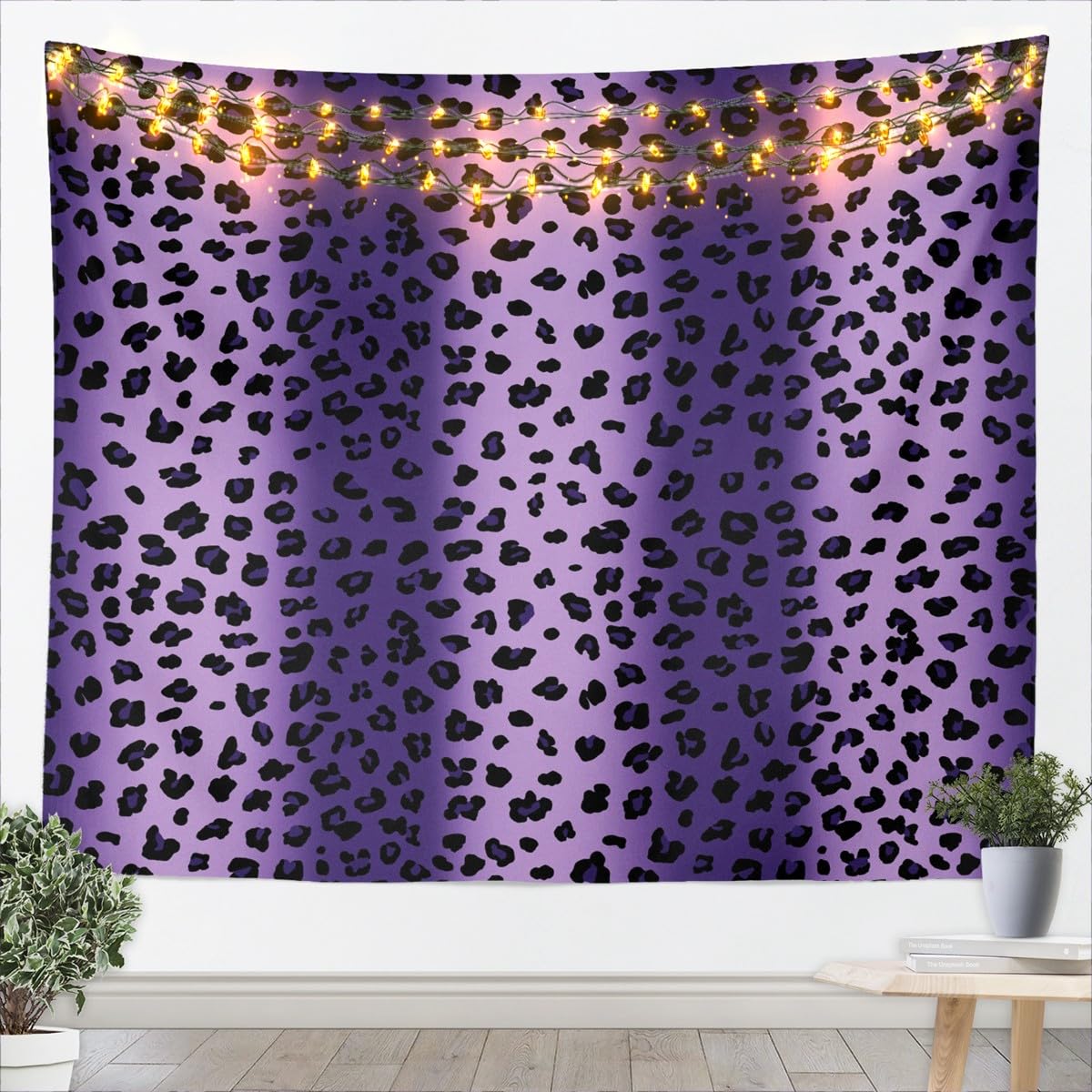 Erosebridal African Cheetah Tapestry For Bedroom Aesthetic,Leopard Print Tapestry 59x82,Grey Animal Skin Wall Hanging,Wildlife Wall Tapestries