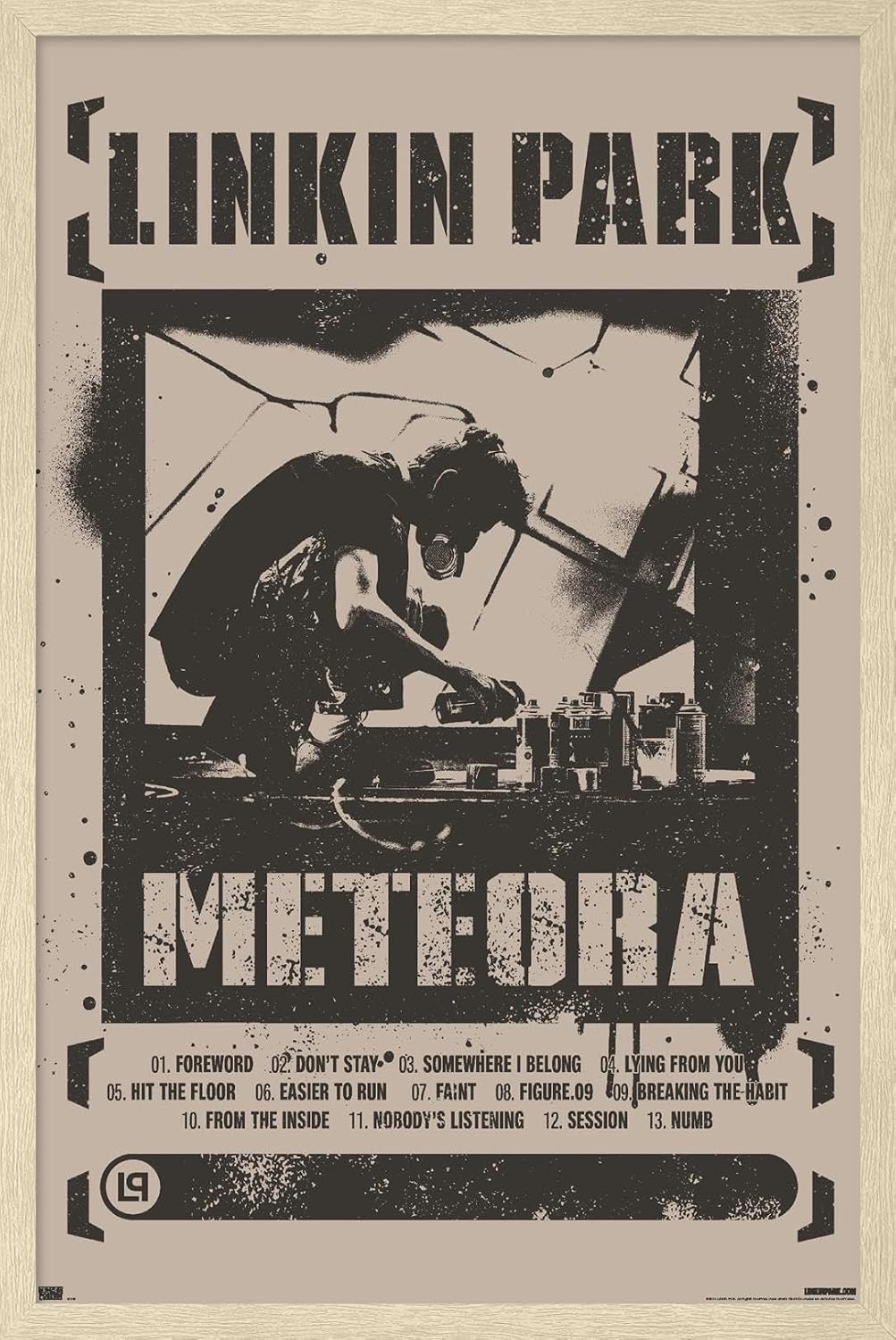 Linkin Park - Meteora Wall Poster, 34L" x 22.4W", Unframed Version