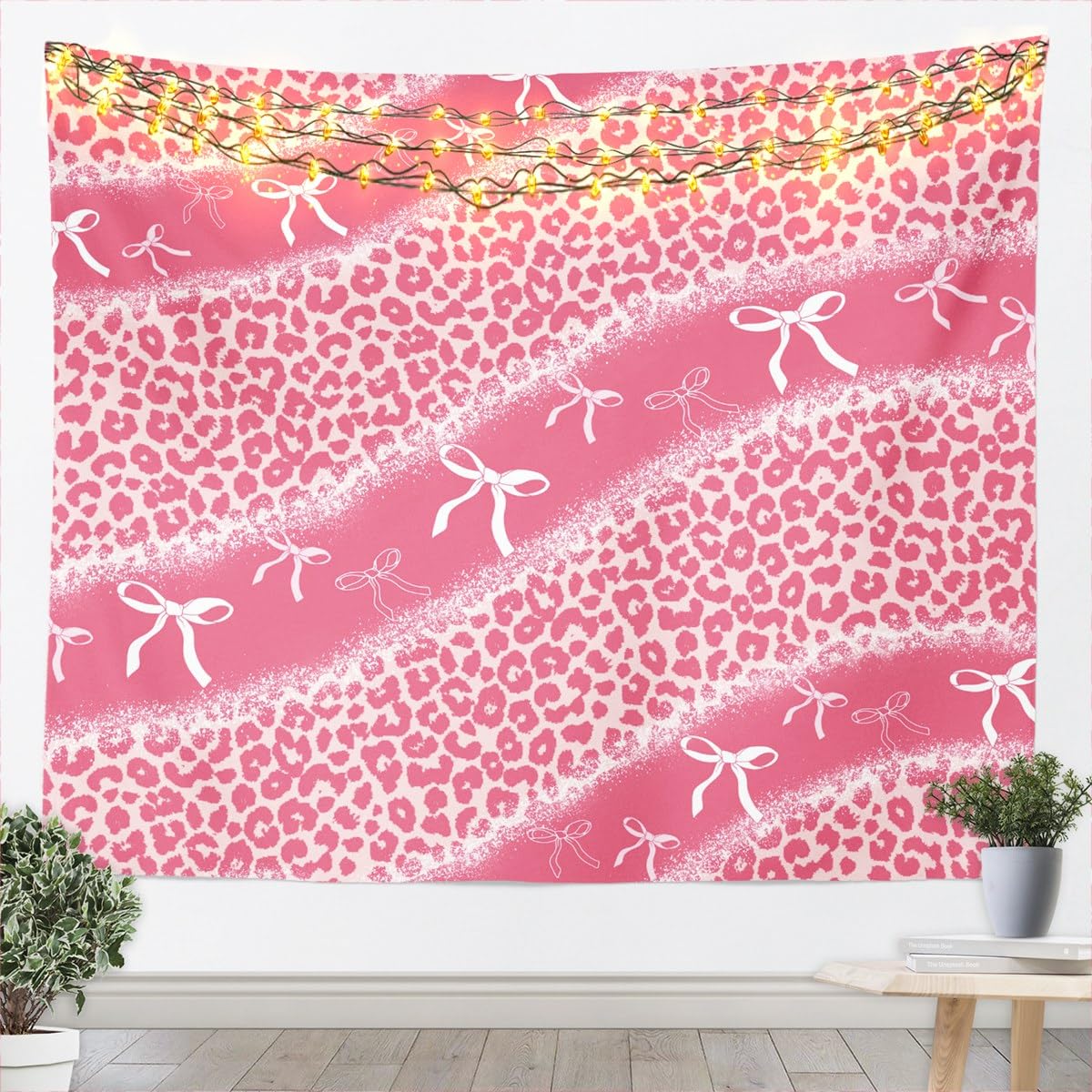 Erosebridal African Cheetah Tapestry For Bedroom Aesthetic,Leopard Print Tapestry 59x82,Grey Animal Skin Wall Hanging,Wildlife Wall Tapestries