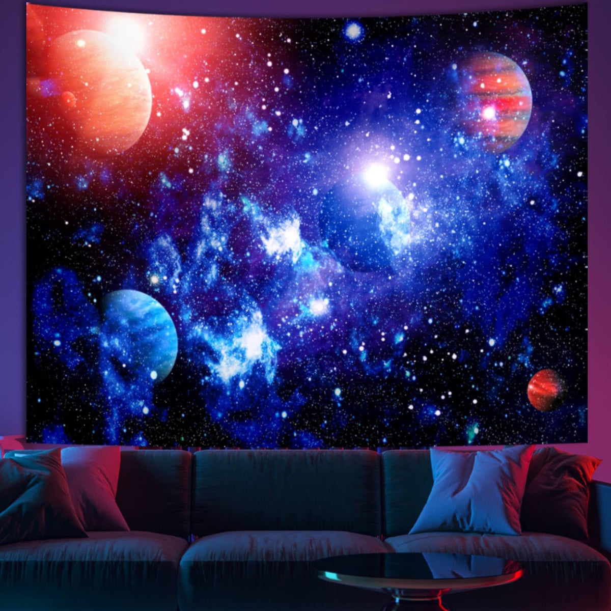 Apdidl Galaxy Wall Tapestry, Outer Space Themed Party Decorations Backdrop