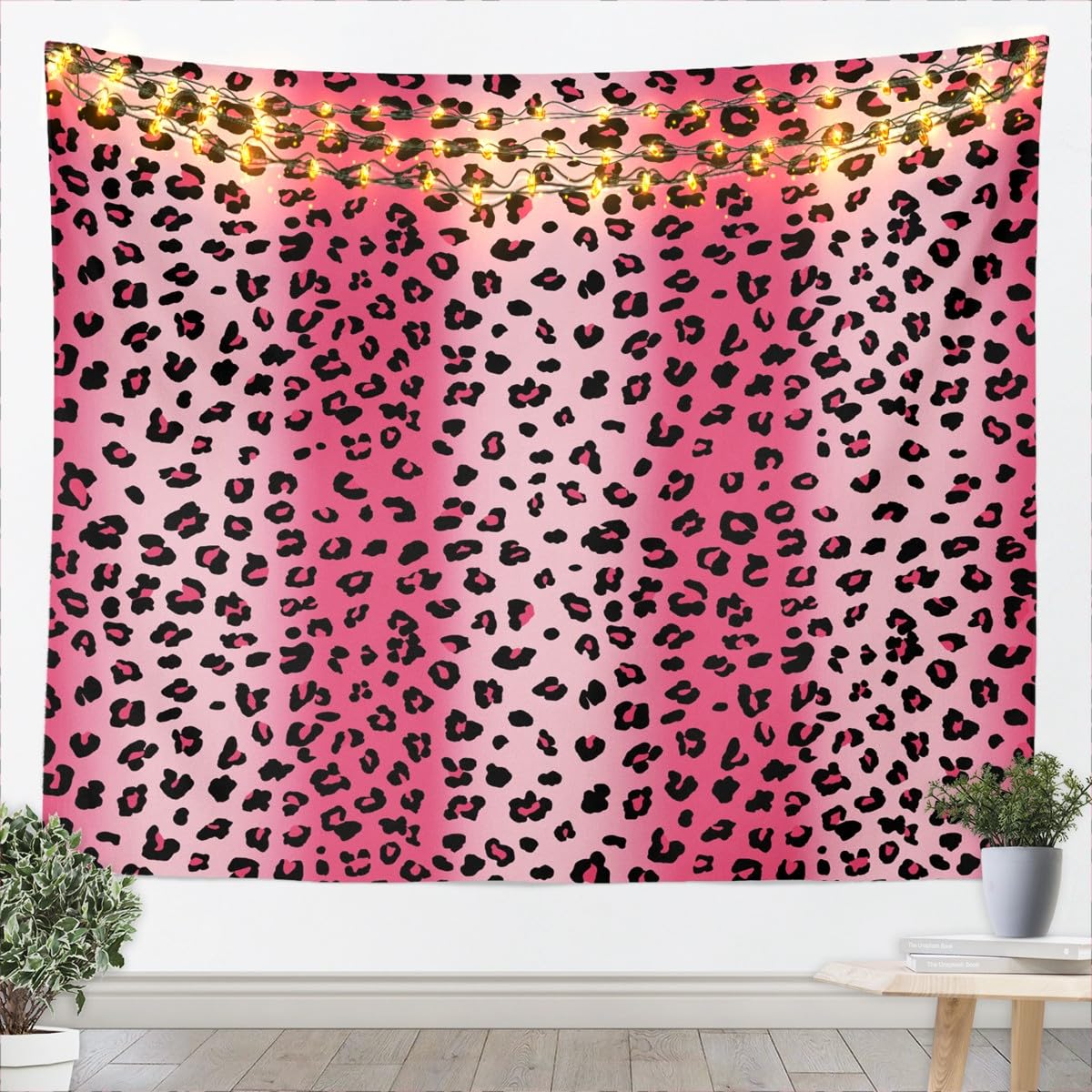 Erosebridal African Cheetah Tapestry For Bedroom Aesthetic,Leopard Print Tapestry 59x82,Grey Animal Skin Wall Hanging,Wildlife Wall Tapestries