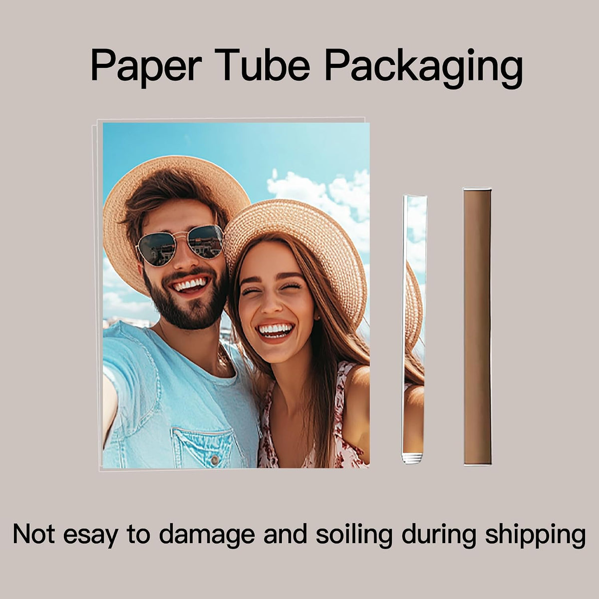 Custom Posters Print, Upload Your Images/Photos - Personalized Pictures Customized Photo (24L x 36W)