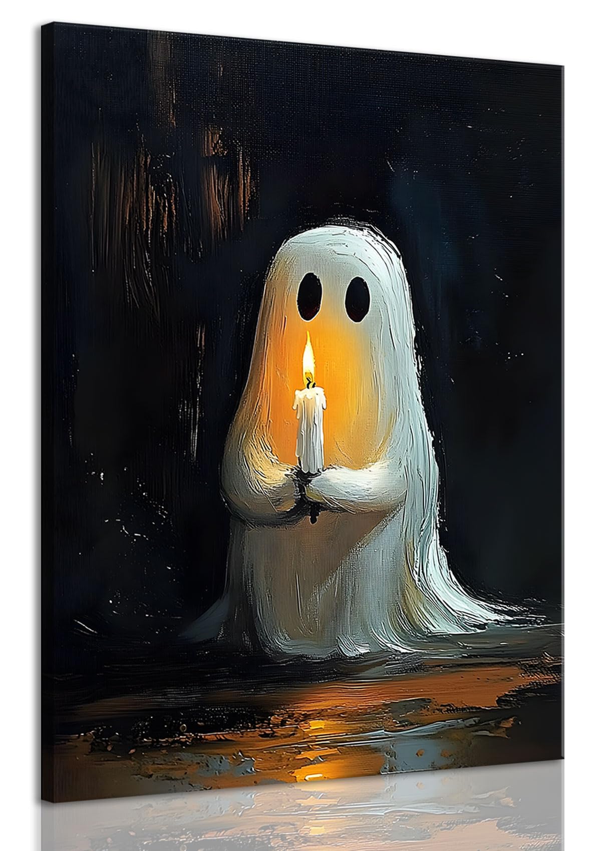 ILLBDR Halloween Three Witches Canvas Wall Art Poster 12x16 inch