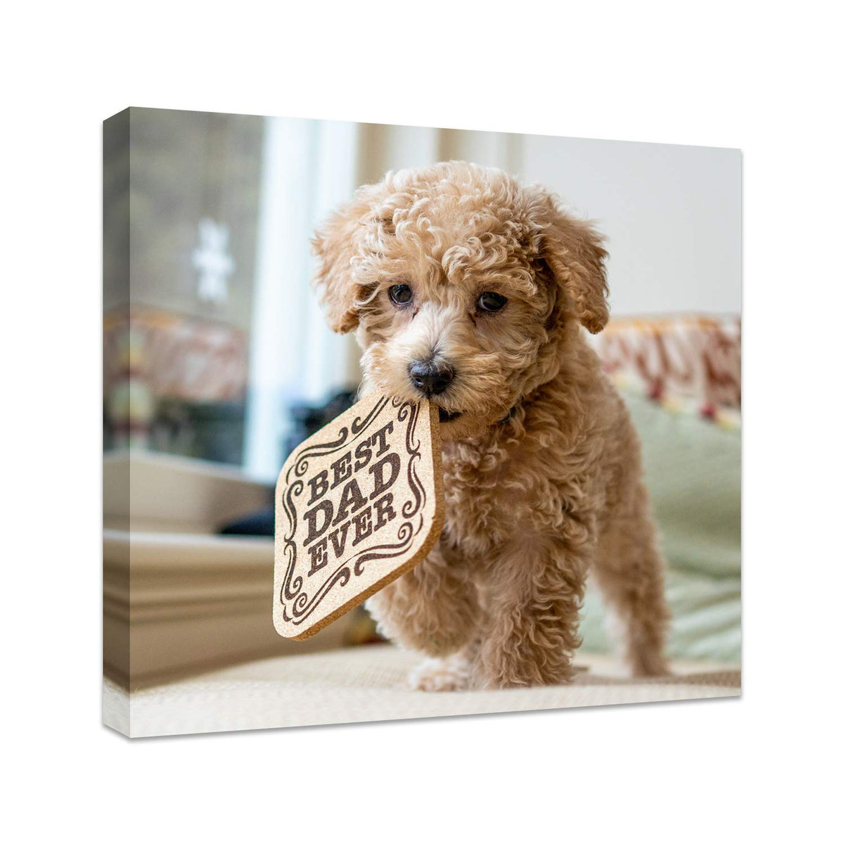 Personalized Photo to Canvas Print - Canvas Prints With Your Photos on Custom Wall Art for Bedroom, Living Room, Wedding Baby Pet Family Picture Framed Wall Art (6" W x 8" H)