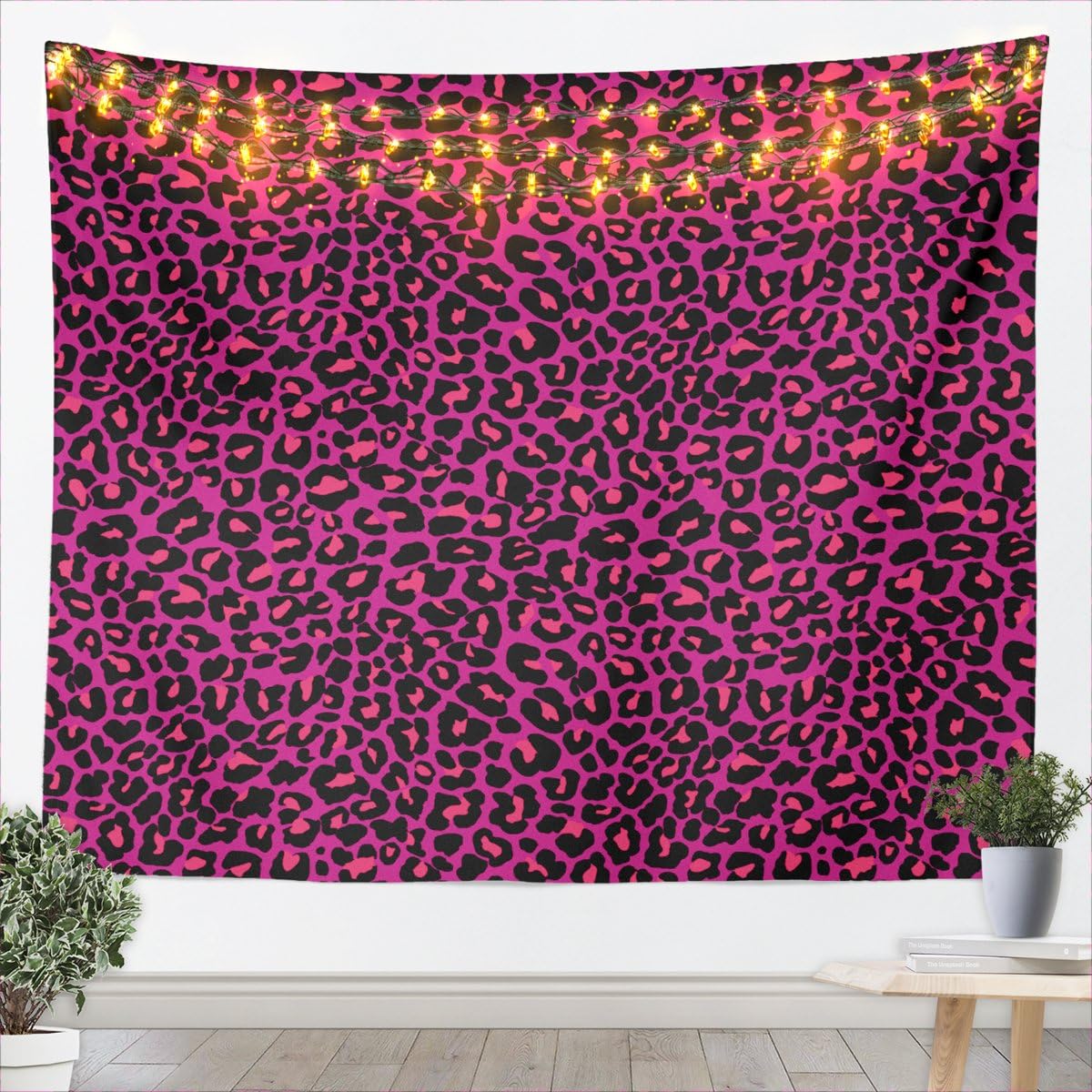 Erosebridal African Cheetah Tapestry For Bedroom Aesthetic,Leopard Print Tapestry 59x82,Grey Animal Skin Wall Hanging,Wildlife Wall Tapestries