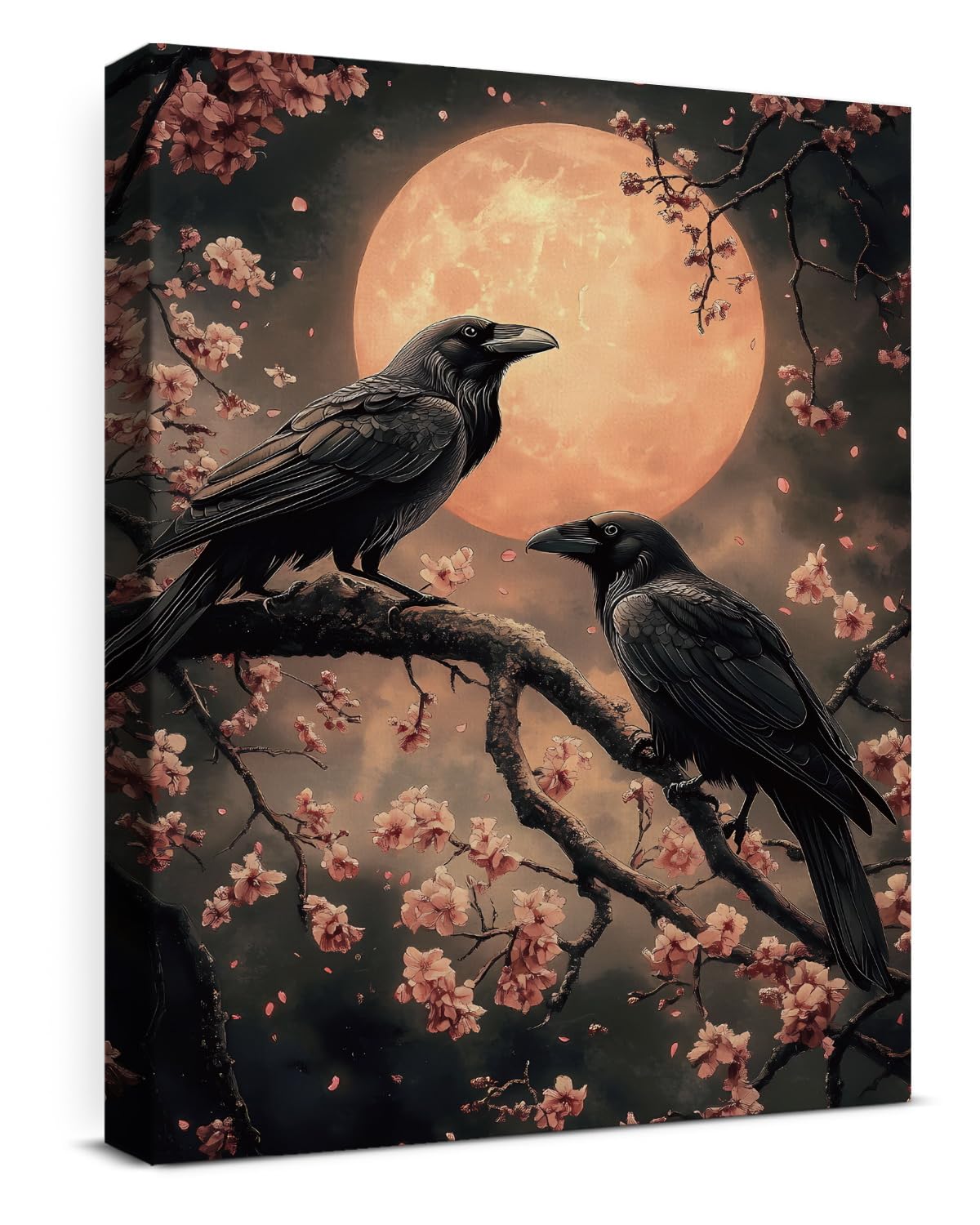 Funny Ghost Halloween Bathroom Wall Art Gothic Canvas Print Poster Framed