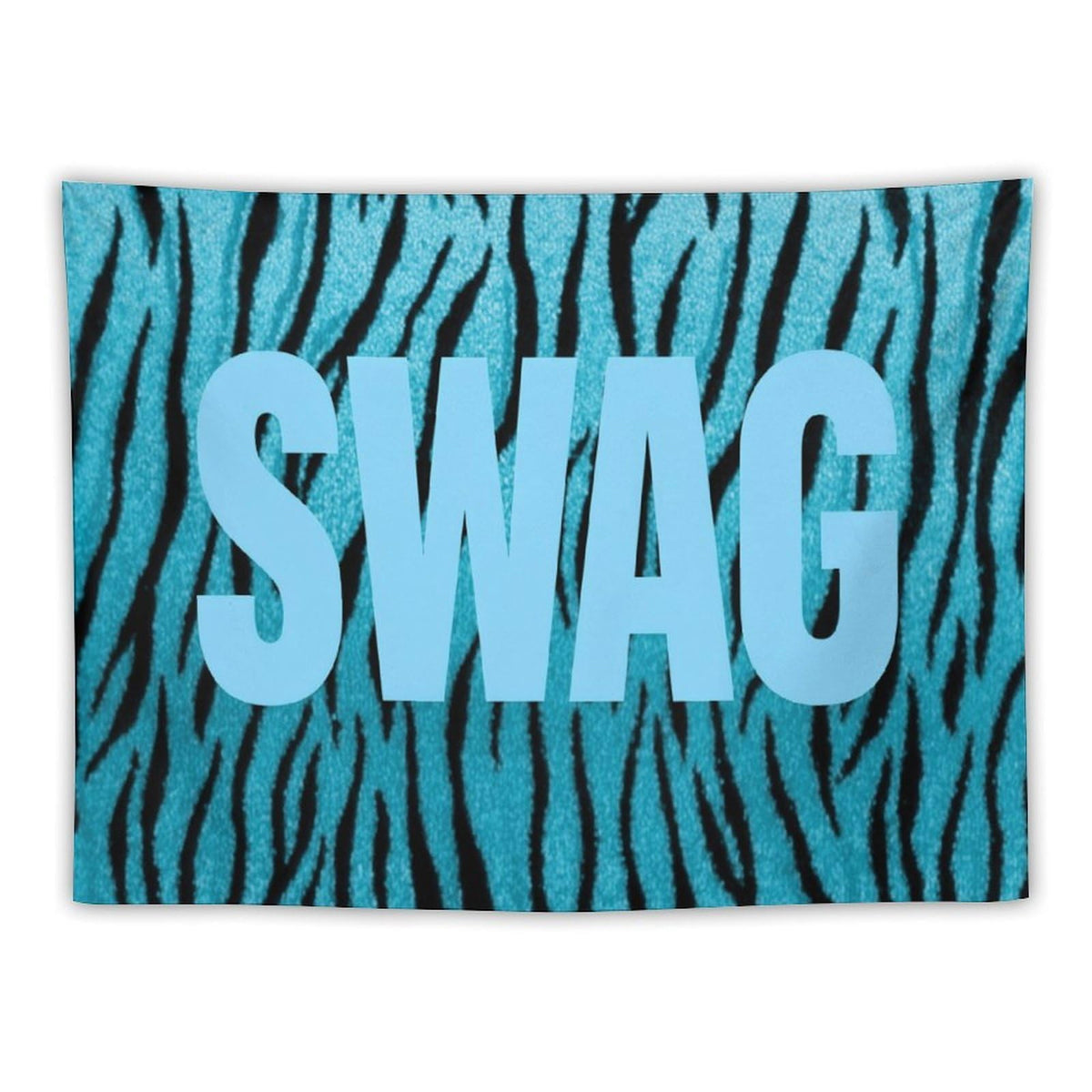 Gyvif Leopard Print Pink SWAG Slogan Wall Tapestry, Y2K Street Style Wall Hanging For Bedroom Dorm, Gift For Teens & Streetwear Lovers