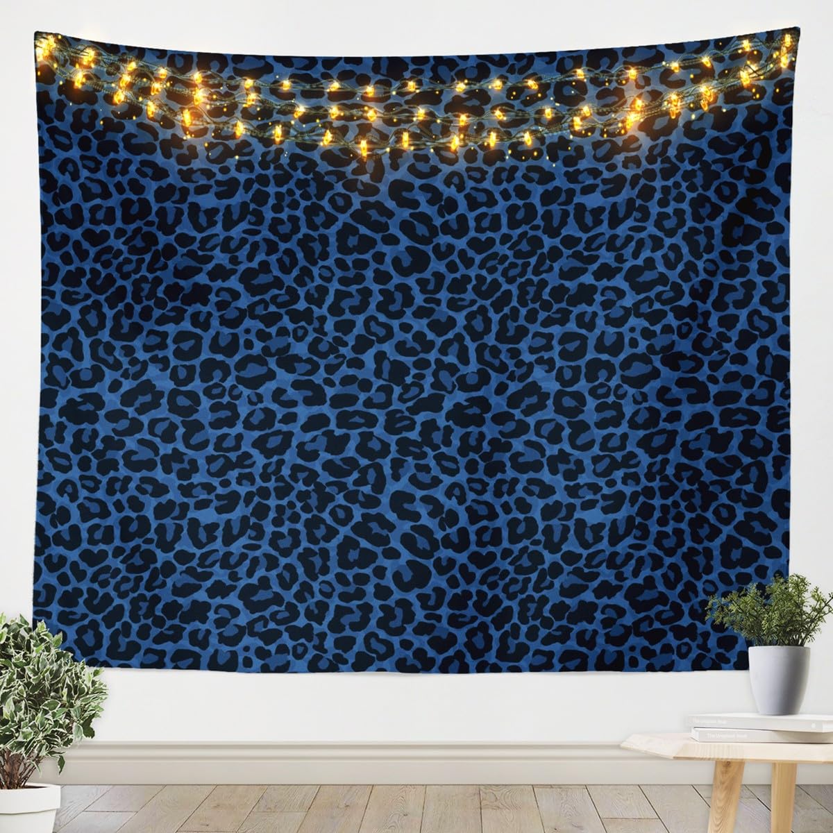 Erosebridal African Cheetah Tapestry For Bedroom Aesthetic,Leopard Print Tapestry 59x82,Grey Animal Skin Wall Hanging,Wildlife Wall Tapestries