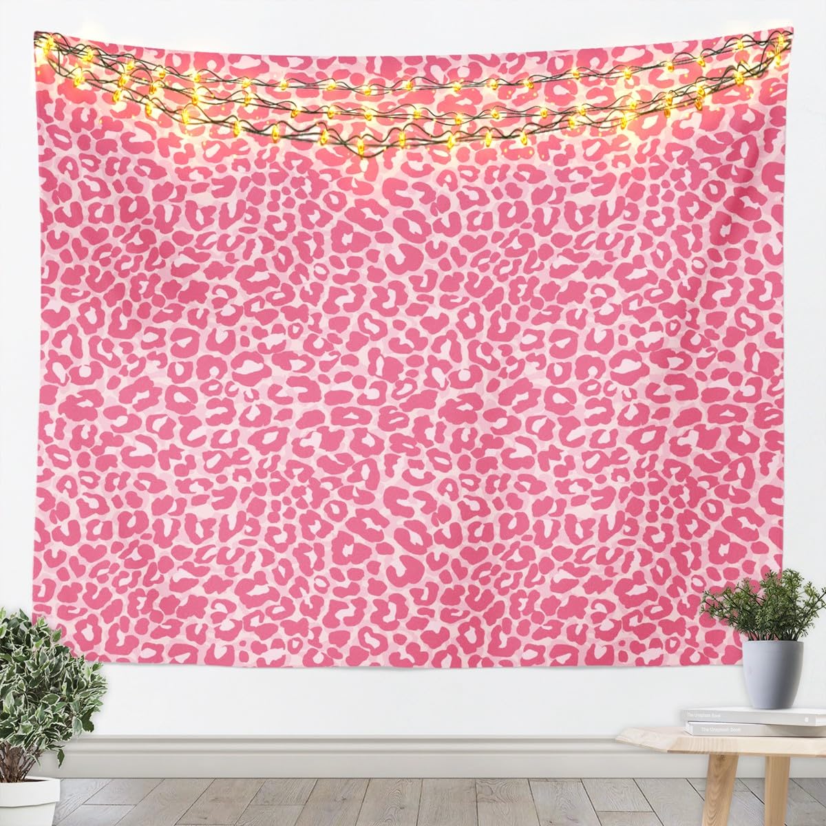 Erosebridal African Cheetah Tapestry For Bedroom Aesthetic,Leopard Print Tapestry 59x82,Grey Animal Skin Wall Hanging,Wildlife Wall Tapestries