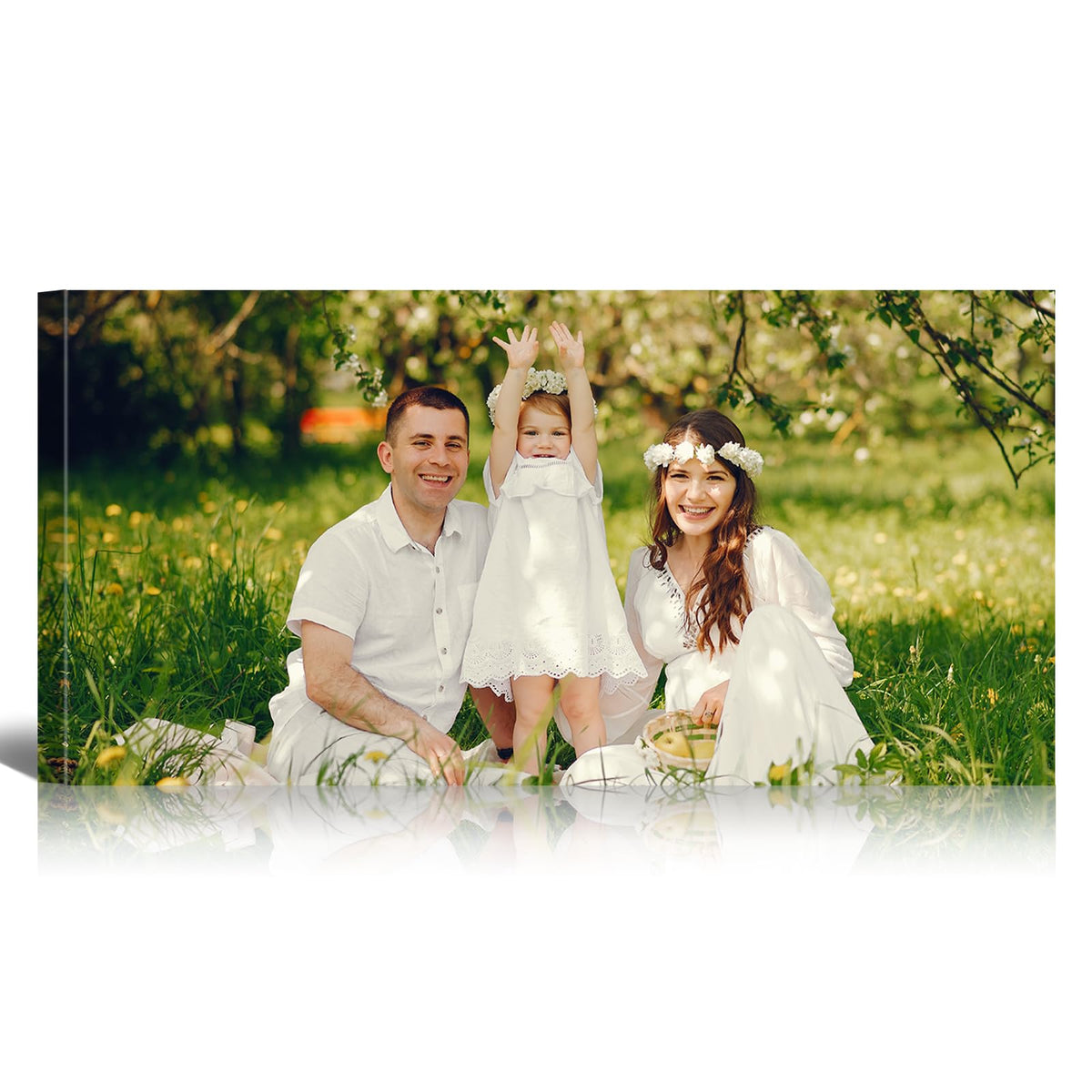 Custom Canvas Prints with Your Photo, Personalized Picture Wall Art 8x10in