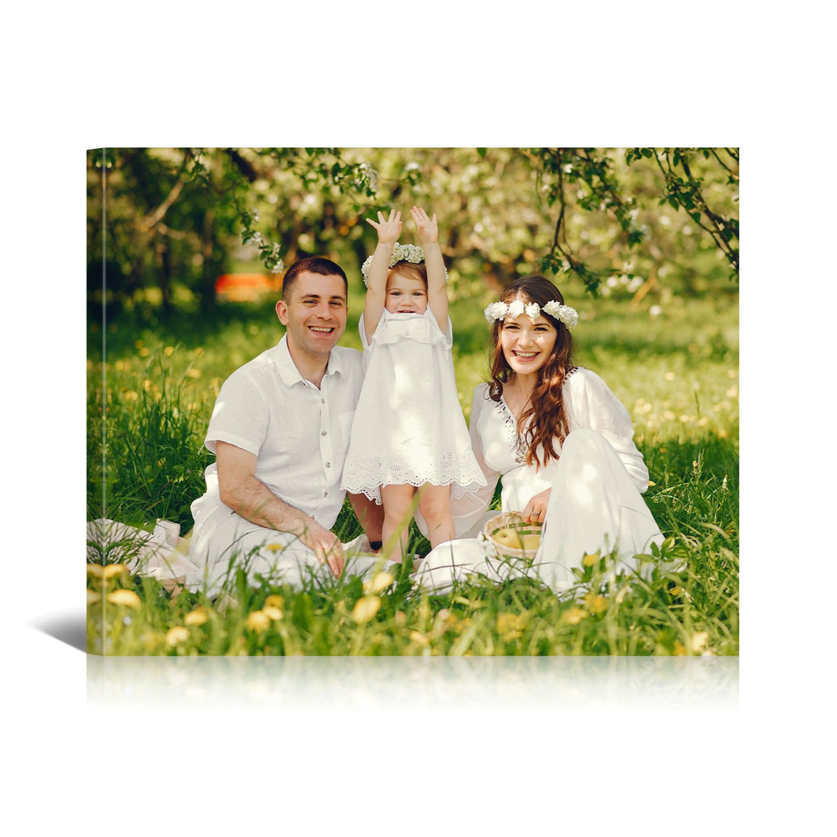 Custom Canvas Prints with Your Photo, Personalized Picture Wall Art 8x10in