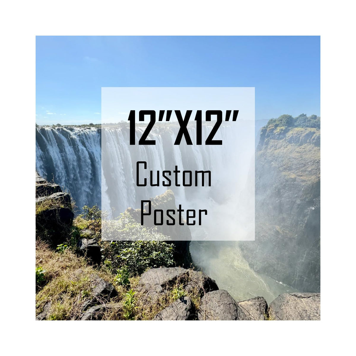 ZXDZSM Personalized Custom Canvas Poster(Unframe,24"X36"): Upload Your Image/Photo - Custom Personalized Photo to Poster Printing, Wall Art Prints ﻿