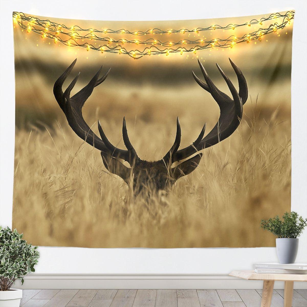 Erosebridal Leopard Print Tapestry Cheetah Decor Wall Hanging Geometric Wall Tapestry African Safari Animal Tapestries Modern Abstract Pattern for Kid Boy Men Artwork Large 59x82