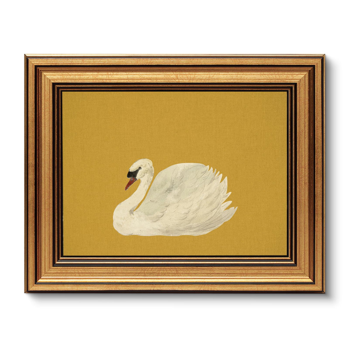 VIYYIEA Vintage Gold Framed Wall Art – Hummingbird Sketch Prints, 8x10 IN