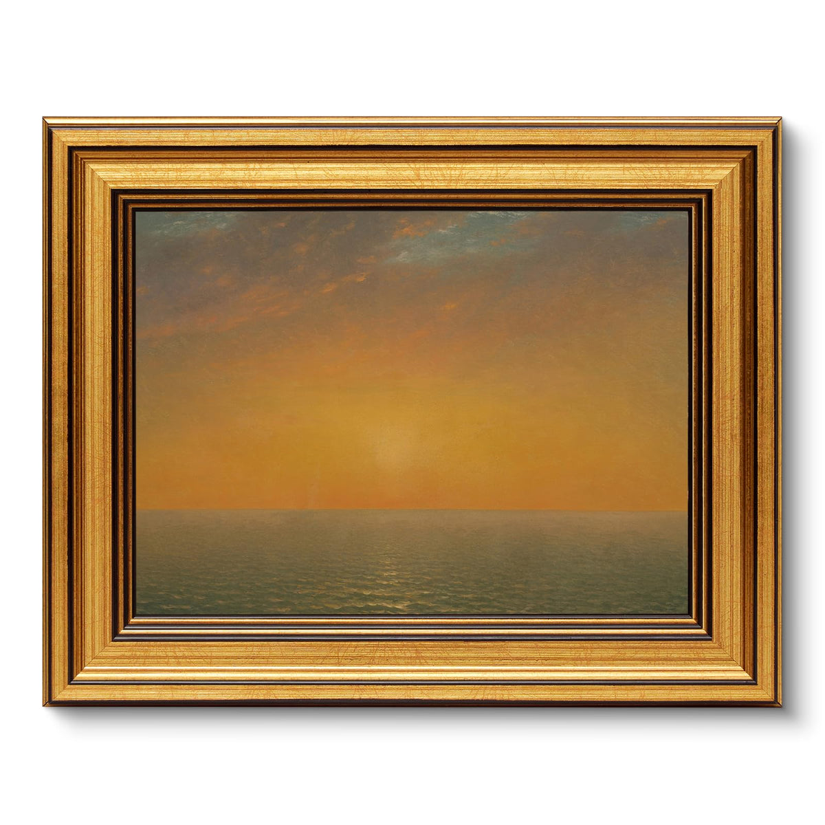 VIYYIEA Vintage Gold Framed Wall Art – Hummingbird Sketch Prints, 8x10 IN