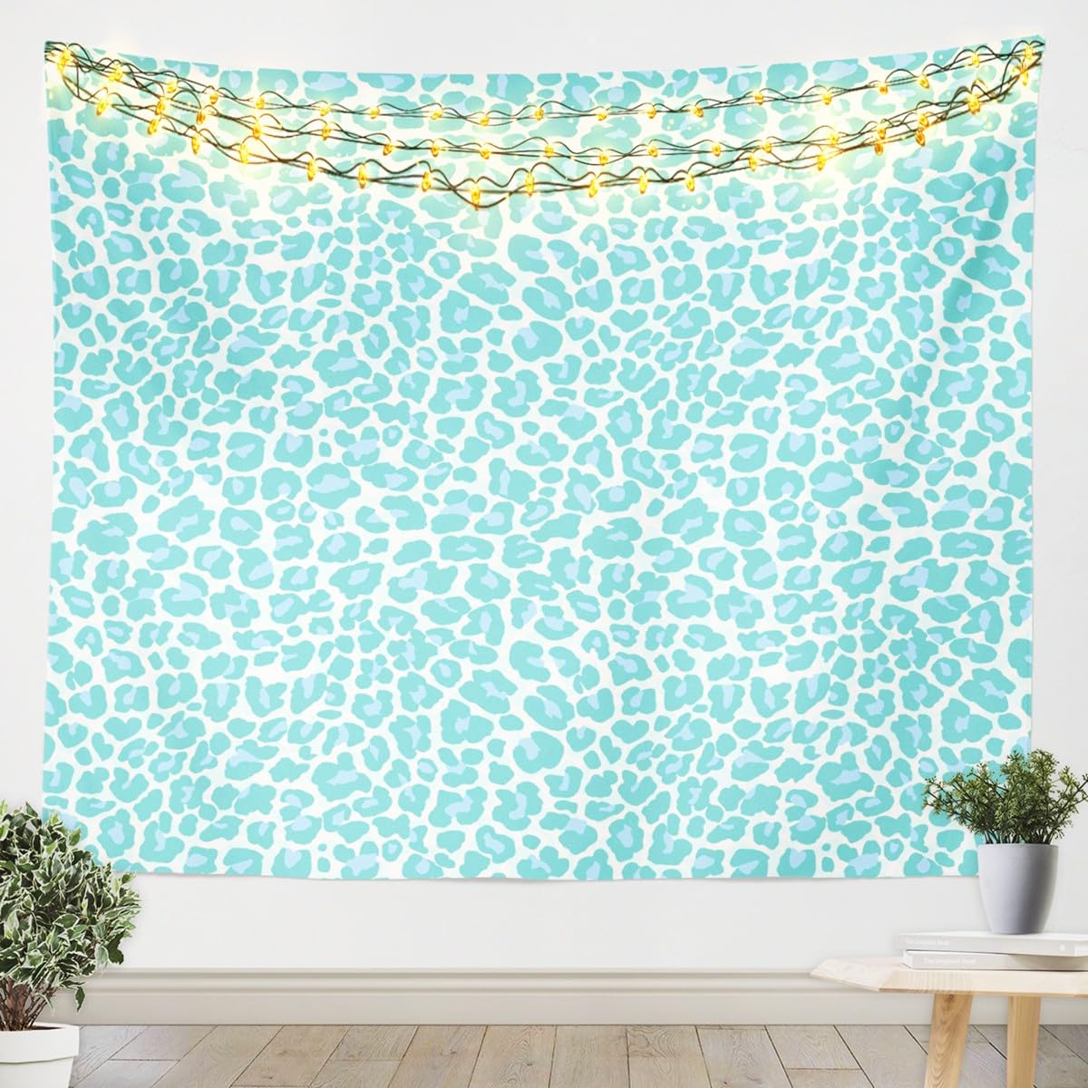 Erosebridal African Cheetah Tapestry For Bedroom Aesthetic,Leopard Print Tapestry 59x82,Grey Animal Skin Wall Hanging,Wildlife Wall Tapestries
