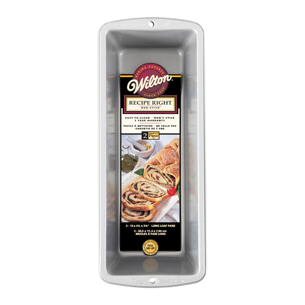 Wilton Recipe Right Loaf Pan for Baking, Mini Size, Single Cavity, Set of 3